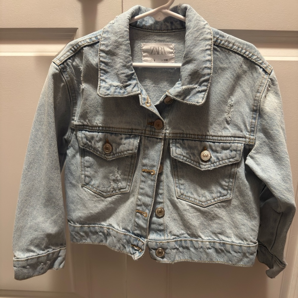 Zara Kids Classic Light Blue Jean Jacket